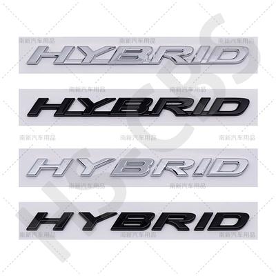 ABS Oil Electric Hybrid Vehicle Logo Car Rear Trunk Emblem Badge For RX270 RX350 CT200H GX400 ES350 ES300h NX300 NX200t LX