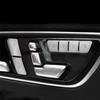 Botões de trava de memória para porta interna de carro, capas de acabamento, adesivos adequados para Mercedes Benz CE Class W204 W212 Auto