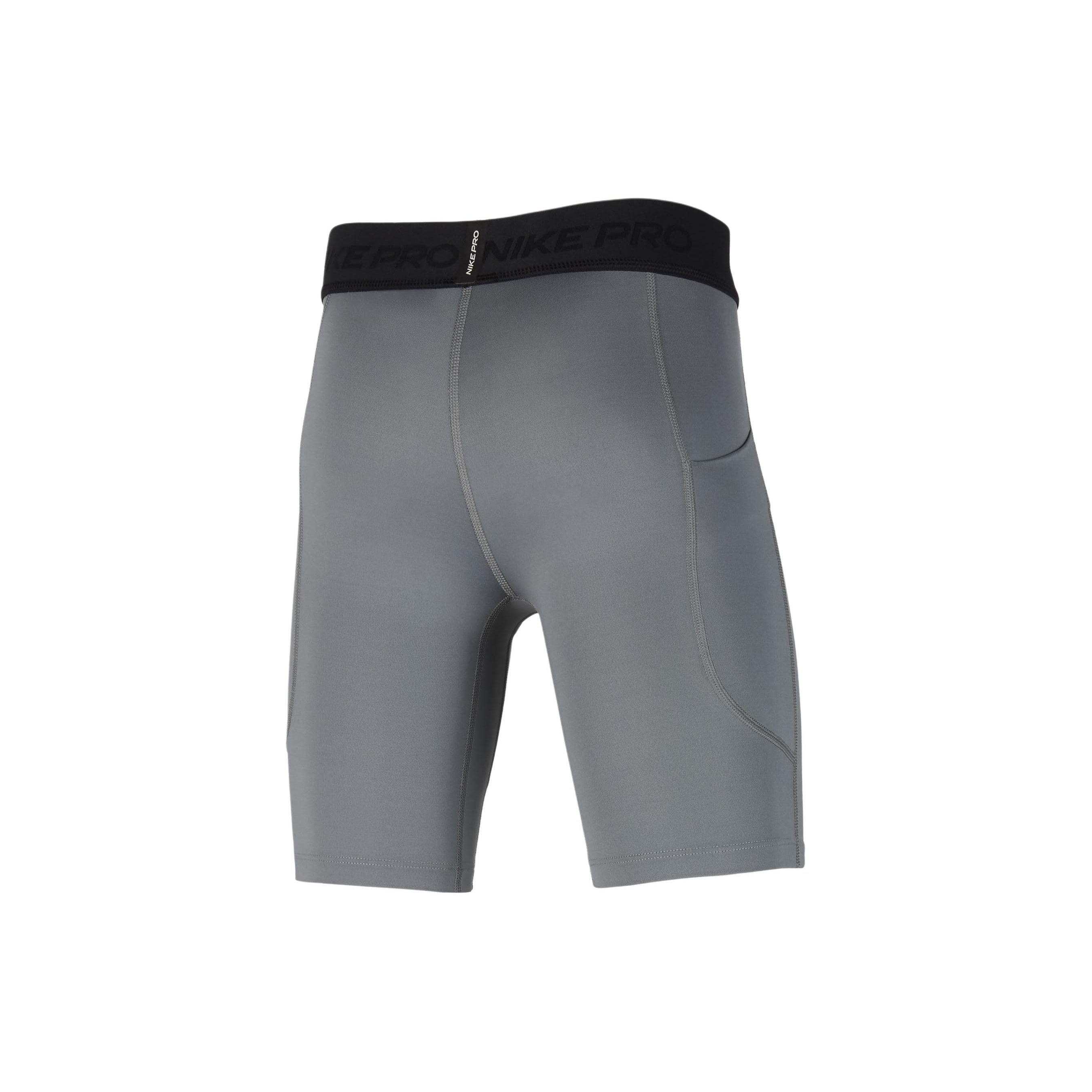 

Nike Pro Dri-FIT Цветной блок Облегающий крой Дышащие Шорты средней посадки для детей Детские шорты Дымчато-серый FJ6820-084 M