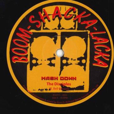 

10inch Record DISCIPLES - Mash Down; Dub Mix / Mystic Flame; BSL015 Boom Shacka Lac 2022 UK Reggae, Ska & Dub