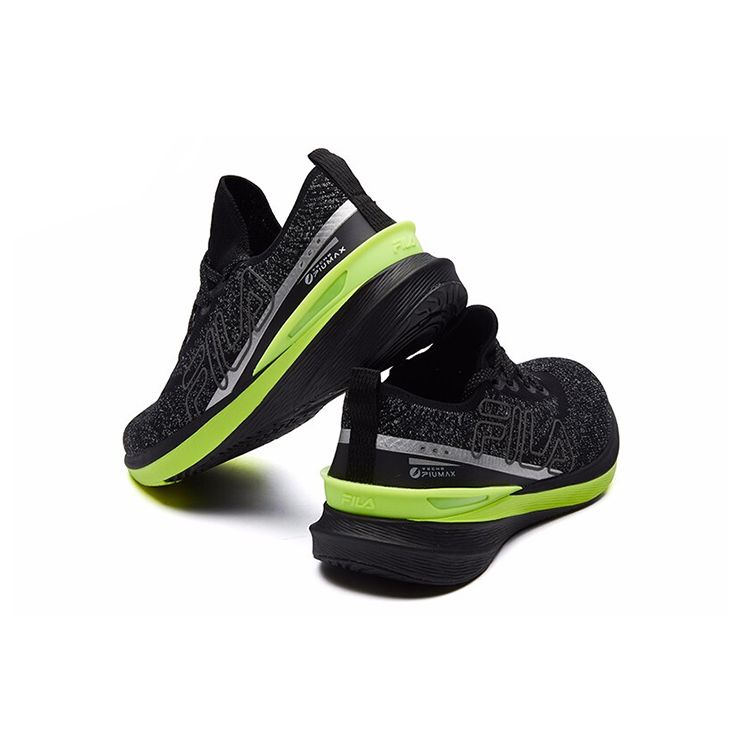 FILA Athletics Low-Top Running Shoes Men sneaker Dark-Silver A12M112202FBS