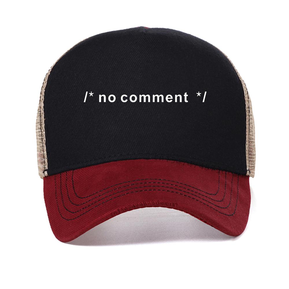 Funny Geek Novelty Joke Coding HTML CSS Developer Gift No ComUnisext Cap for Unisex Unisex Summer Casual Snapback Hat Breathable Hats