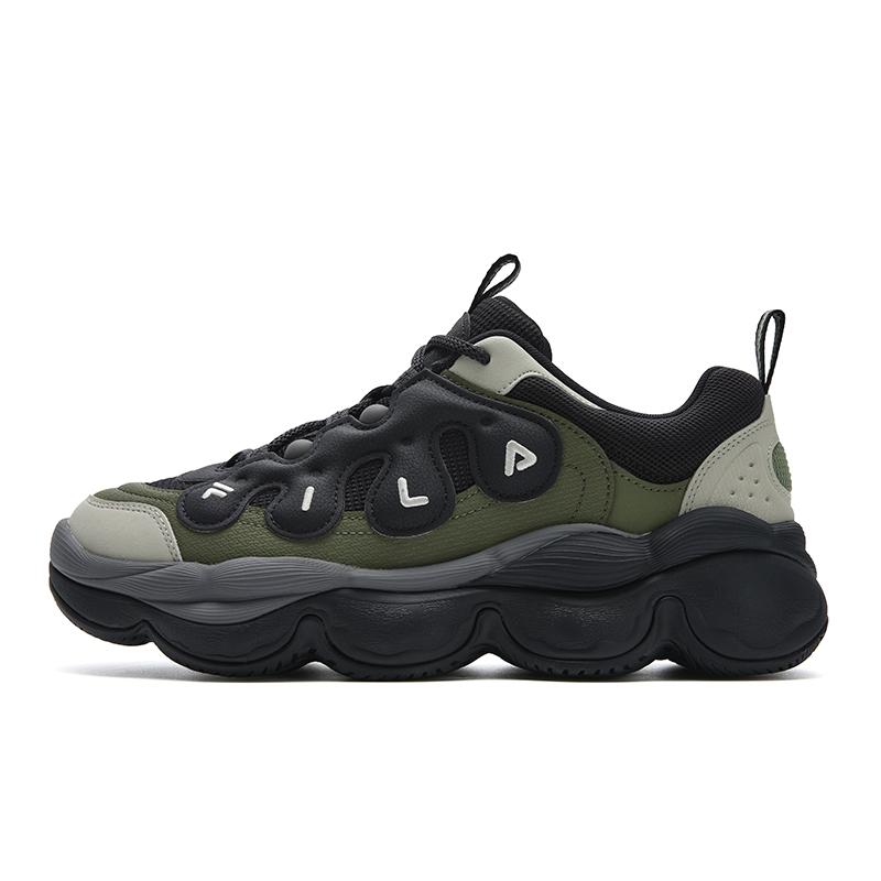 FILA PEASE Износостойкие и легкие Низкие повседневные кроссовки Мужские Legend Blue Rotten Green F12M541114FNL 40