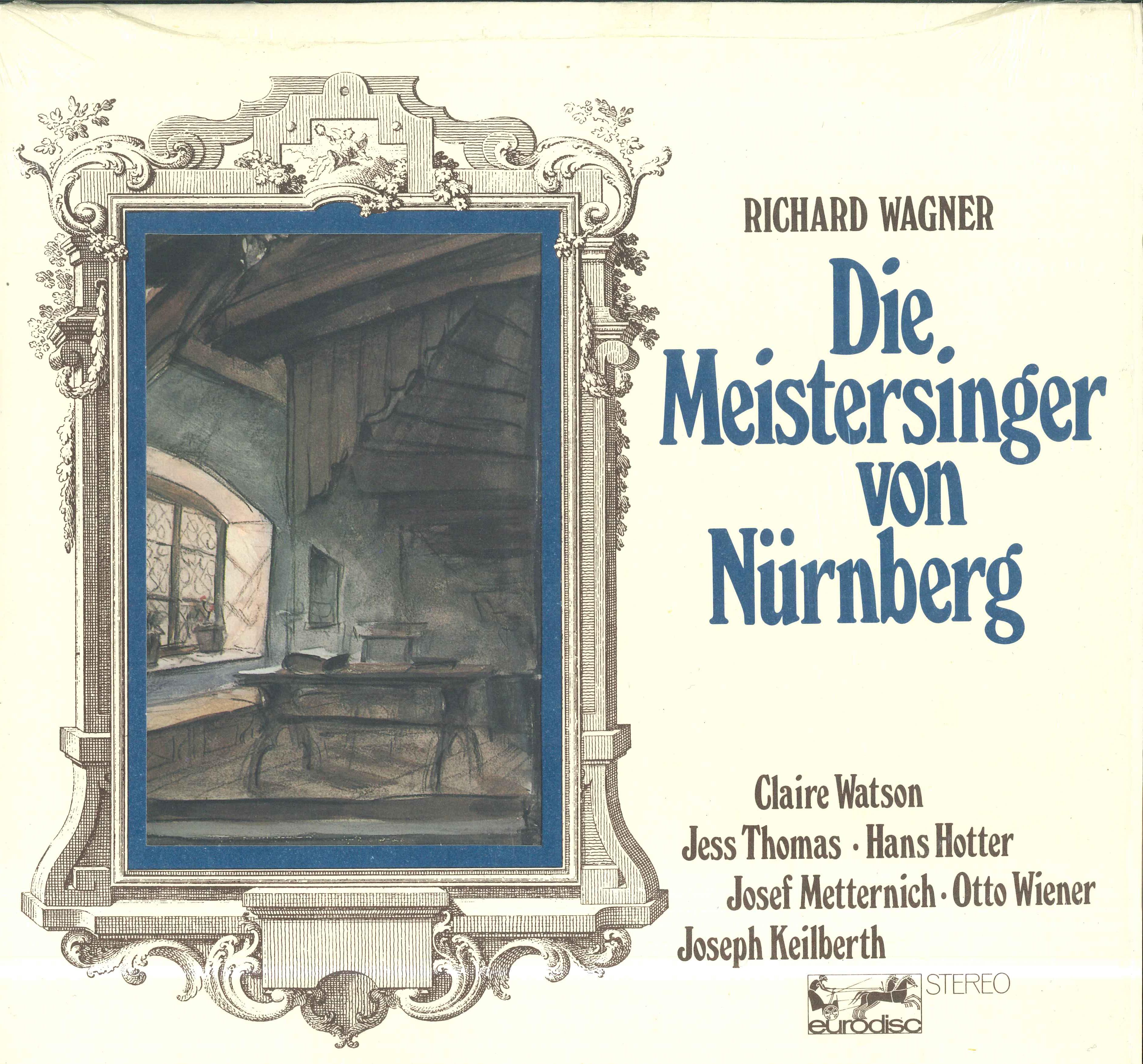 

LP Record JOSEPH KEILBERTH BAYERISCHE STAATS Wagner Die Meistersinger Von Nurnbe 86810KR EURODISC Germany Classical Used