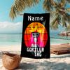 Personalized customized proof beach towel with Gorilla Tag pattern - soft, absorbent,quick-drying,perfect swimming,camping&bathing