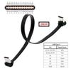 NFHK Angled To Flat Power USB Data Cable 65W Fast Charging for and Cell Phones 2pcs/Lot USB-C Type-C USB-C Ultra-Thin 2.0 Laptops, Tablets,