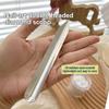 Stainless Steel Curved-End Nail Jewelry Scoop Shovel Nail Beads Glitter Powder Picking Up Container Double Headed Shovel