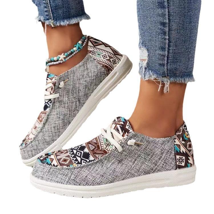 2025 canvas loafers women's 2025 flat casual shoes women's cloth shoes lightweight and comfortable versatile loafers women's