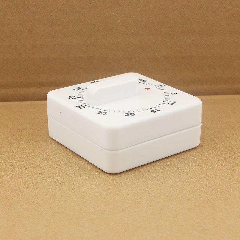 1Pc Mechanical Kitchen Timer with Ticking Sound and Visual Alarm - 60-minute Timer