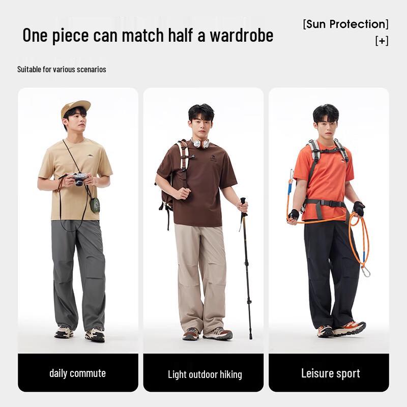 CAMEL Outdoor Quick-Dry Straight-Leg Cargo Pants