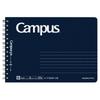KOKUYO Campus Twin Ring Adult Half Dotted B6 50 Notebook, Campus, Size, B-Ruled, Variant, Navy, Sheets, Su-T193BT-DB