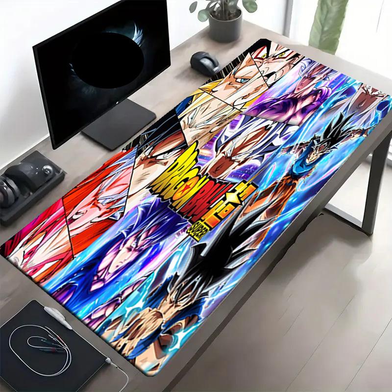 DRAGON BALL Print Muismat, Antislip Bureau Toetsenbord Mat, voor PC Laptop Gaming Werken Dagelijks Gebruik, Cool Festival Verrassingscadeau