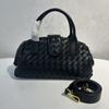 Women's Bag New Stylish Large Capacity Niche High-end Bowling Bag Crossbody Bag Women's Leather