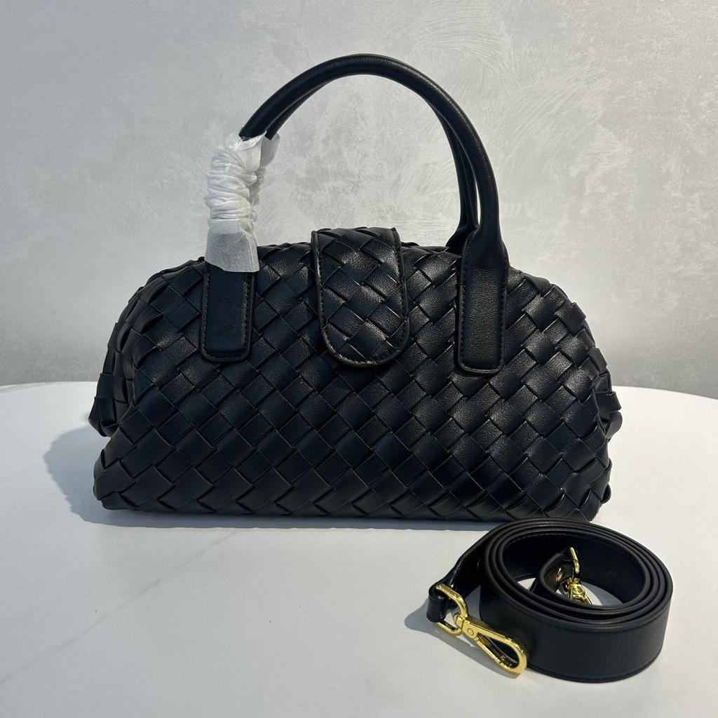 Women's Bag New Stylish Large Capacity Niche High-end Bowling Bag Crossbody Bag Women's Leather