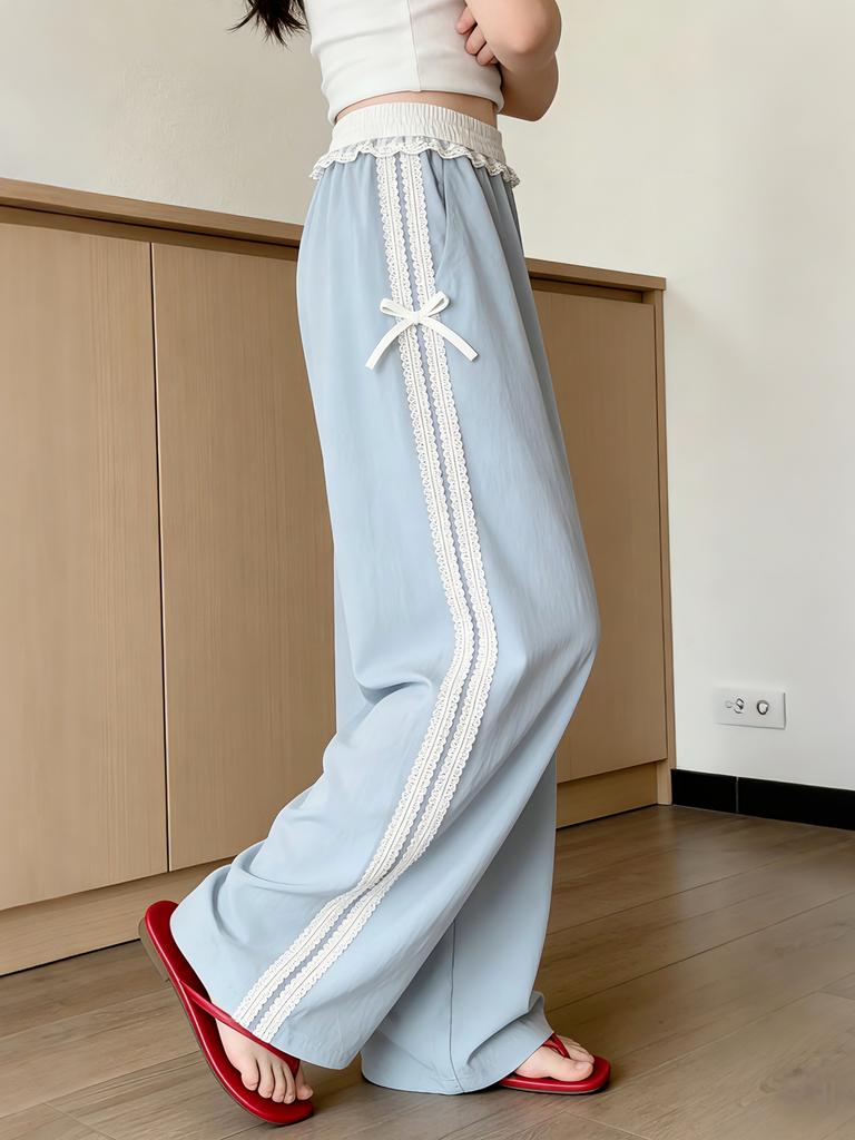 Girls' Summer Thin Pants, Girls' Korean Version Quick Drying Pants, Children's Casual Pants, Girls' Summer Ice Silk Mosquito Proof Pants