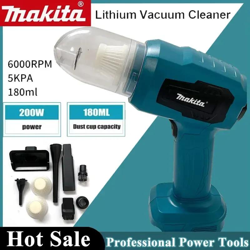 Makita Power Tools 18V  Mini Car Vacuum Cleaner Multifunction Handheld  Rechargeable  Dust Collect Tool