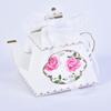 50Pcs DIY Gifts Box with Ribbon Practical Teapot Shape Cookie Holder