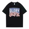 T-shirt Rapper Chief Keef Glory Boyz Girocollo Grafica Manica Corta Vintage Adatta Sia per Uomini che per Donne