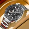 CURREN Casual Fashion Multifunction Mechanical Watch for Men Top Brand Luxury Original Stainless Steel Wrist Watch