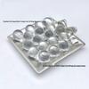 Acryl Transparent Runde Perlen (2,5mm-25mm) - Solide Plastik-Blasenperlen für Kinderspielzeug