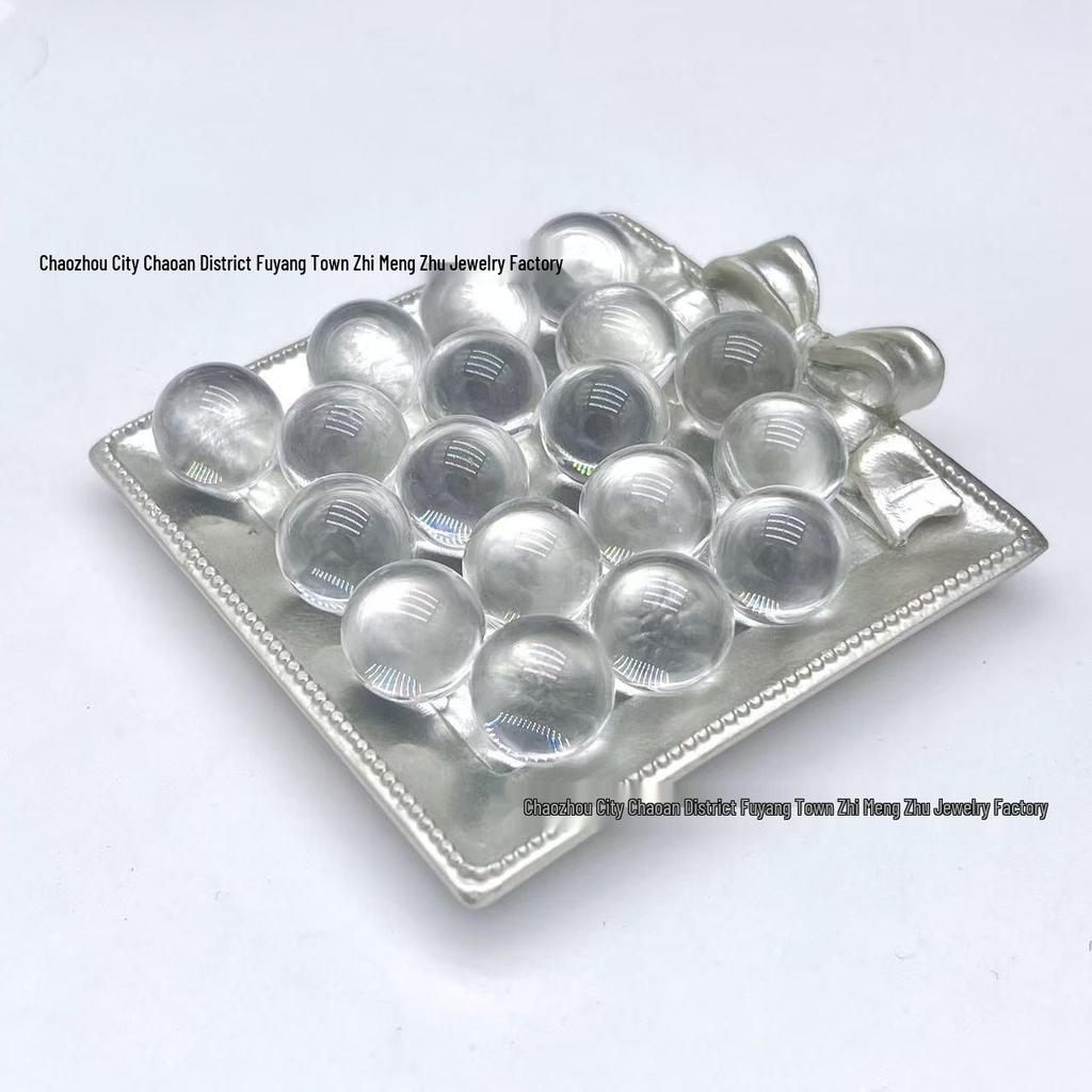 Acryl Transparent Runde Perlen (2,5mm-25mm) - Solide Plastik-Blasenperlen für Kinderspielzeug