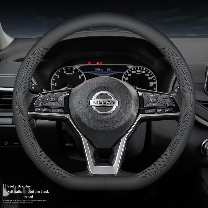 Nissan Steering Wheel Cover for Sylphy, Teana, Tiida, Kicks, X-Trail, Qashqai, Bluebird