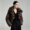 New Pie Overcomes Short Down Cotton Clothing Removal Fox Hair Collar Women's Short Fashion Thickened Warm Jacket