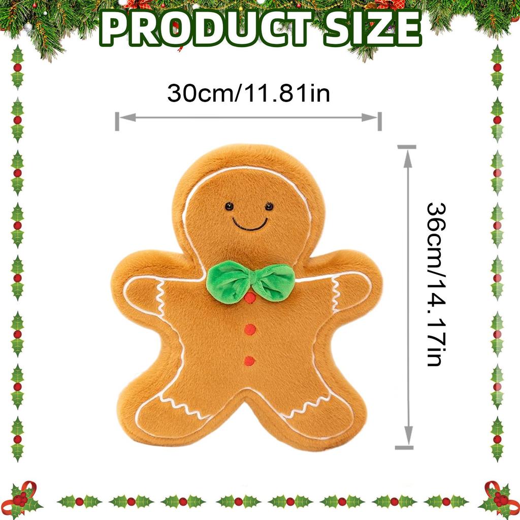 Christmas Couch Pillows Stuffed Christmas Tree Gingerbread Cushion Home Decor Bedside Pillow For Interior Designers Bedroom