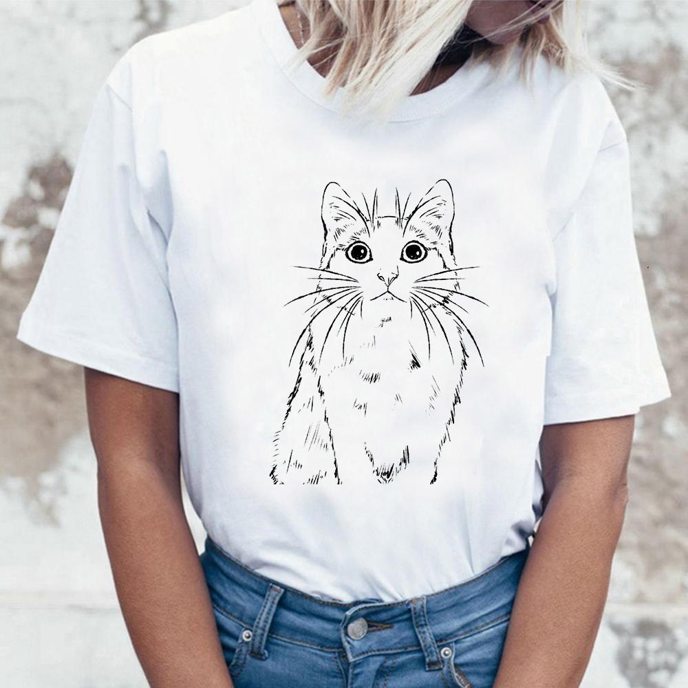 Woman Short Sleeve T Shirt Loose T Shirt Graphic Streetwear Top Female Woman Summer Kawaii Harajuku