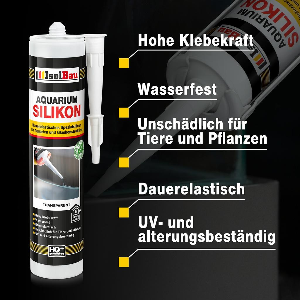 IsolBau Transparent Aquarium Silicone 1 X 300ml