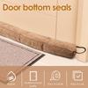 Door Bottom Sealing Strip Stopper Reduction Noise Guard Wind Dust Proof Under Door Draft Blocker Guard Holder Weighted Seal