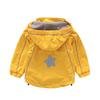 Boys and Girls Thick Windproof Hooded Oblique Zipper Shell Jacket