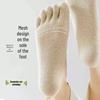 Damen Baumwoll Fünf-Finger Bootssocken: Sommer Dünn, Geruchshemmend, Fersenhaltend, Tief geschnitten, Nahtlos, Unsichtbare Zehensocken.