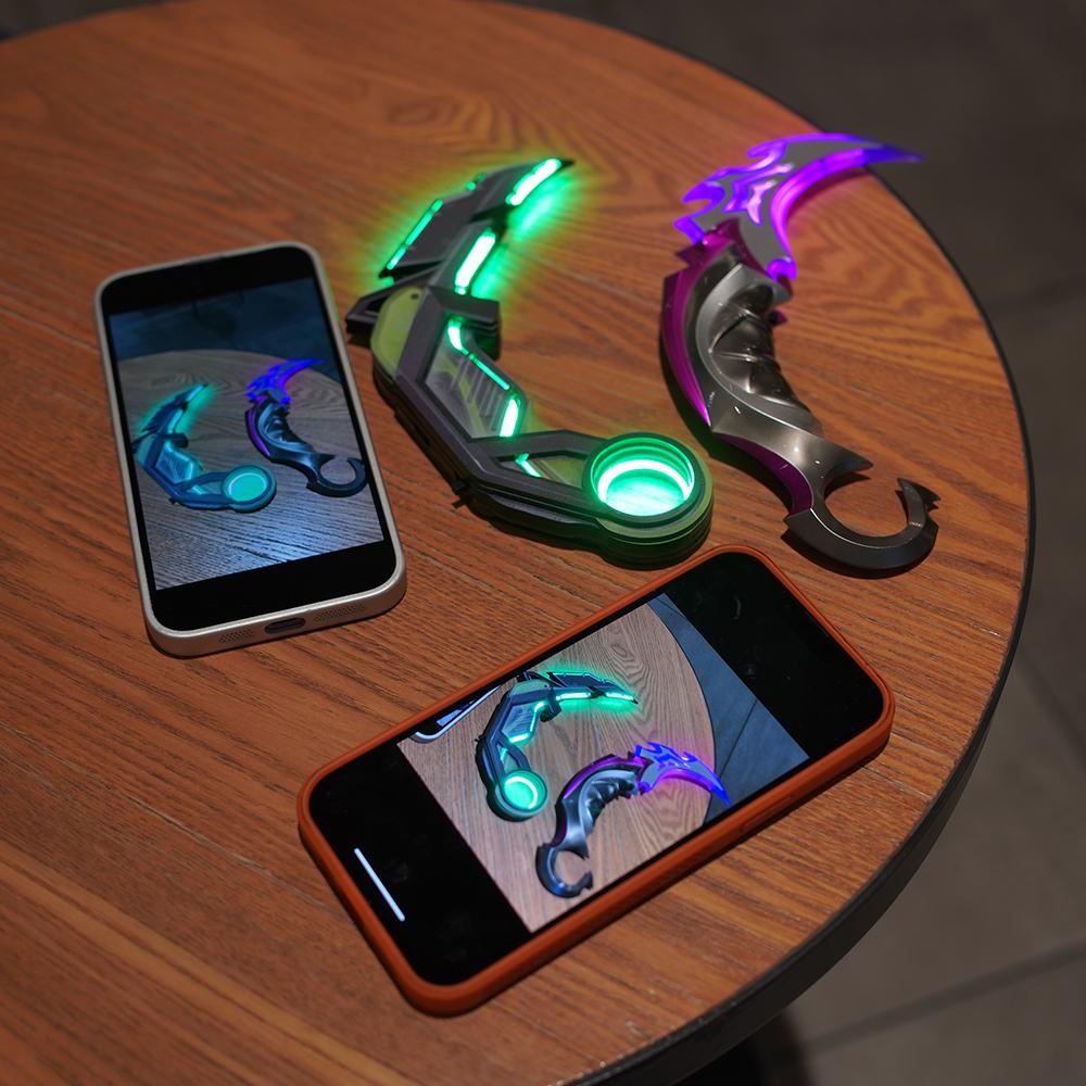Grafická karta Rgx Karambit Valorant Merch Model Valorant Cosplay Rekvizita Svítící Neostřená