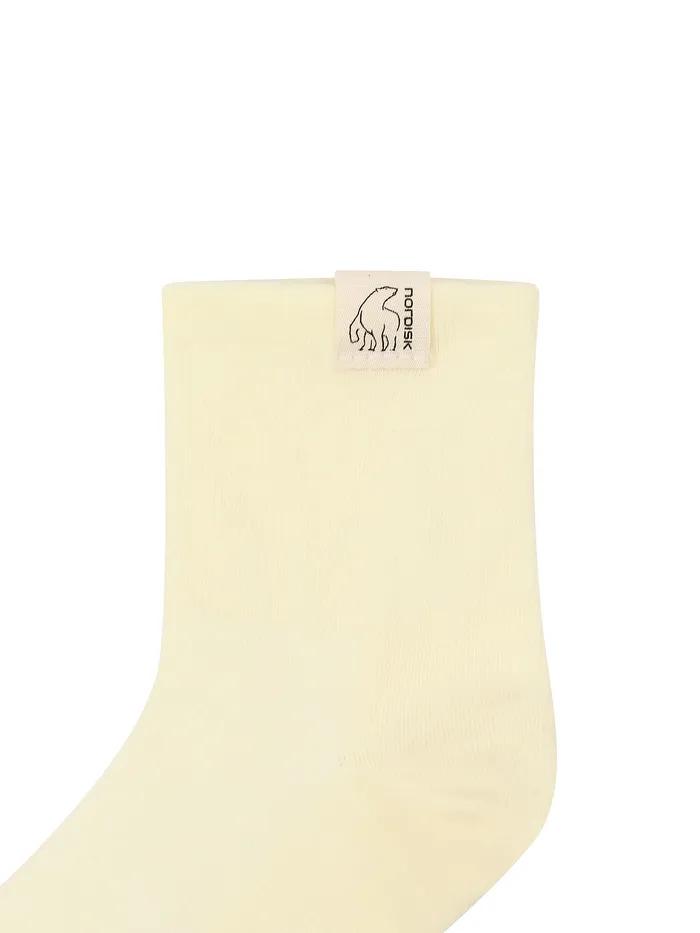 [Picnic] Mesh Mid Socks_Light Yellow_OWS26S21Y2