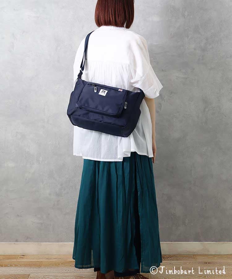 Jimbobart Multi-Pocket Shoulder Bag (Dark Purple)