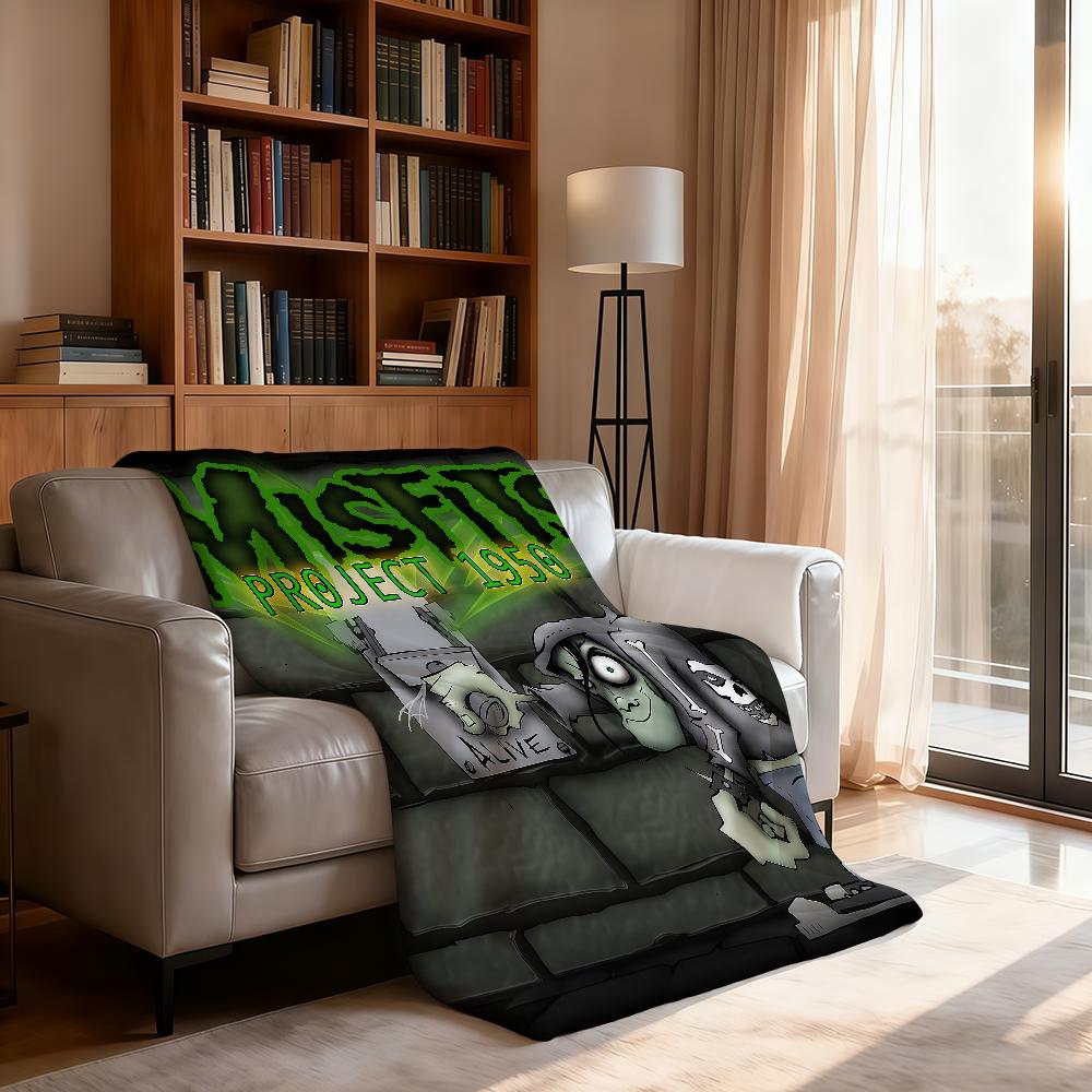 Rock Band M-MisfitS-S Blanket Soft Throw Blanket for Home Bedroom Bed Sofa Picnic Travel Office Rest Cover Blanket Gift