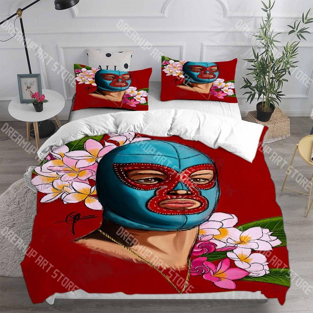 Fashion Nacho Libre Cartoon Bedding Set Single Twin Full Queen King Size Bed Set Kids Bedroom Duvetcover Sets Bed Sheet Set