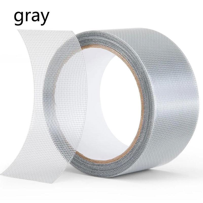 

Black Screen Window Sticker For Screen Repair Kit 16.5FT Strong Adhesive & Waterproof Tape Door Curtain Mosquito Net Mesh Patch 50mmx1.5m серый