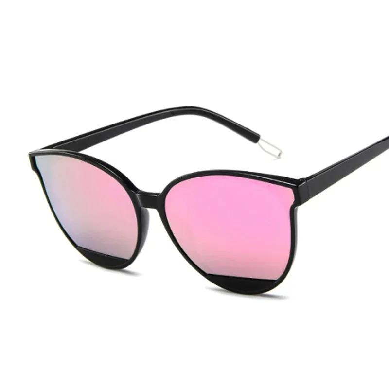 Cat Eye Square Sunglasses Women Men Retro Designer Fashion Sun Glasses Mirror Plastic Punk Oculos De Sol