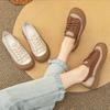 Sapatos retrô feios fofos com sola grossa para mulheres, outono novo, sola macia, versáteis, casuais, esportivos, sapatos femininos
