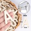2inch Wooden Letters Nature Wood Letters Decoration Painting Wood Alphabet Letters  DIY Crafts