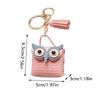 1 PZ Forma di Gufo Portachiavi Contenitore Accessori Borsa Ornamenti Borsa Ciondoli Borsa Portachiavi Squisito Multicolore