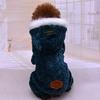 Pet Clothing Polyester Hoodied Sweatshirts Dog Cat Clothes Plus Plush