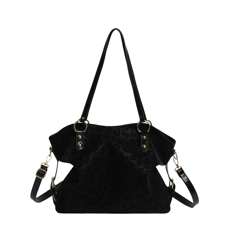 

Ретро сумка-тоут для поїздок на роботу, Містка сумка кросбоді, Модна та стильна сумка на одне плече чорний