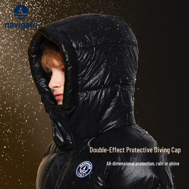 Navigare Unisex Kids' 90% Down Mid-Length Winter Jacket