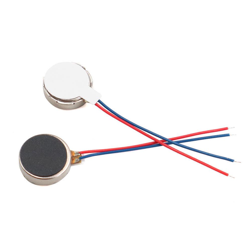 Miniature 10*3MM 3V Flat Motor for Massager, Tooth Cleaner, DC Button Vibration