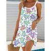2025 Women's Summer Sleeveless   Print Casual Dress Summer Dress for Holiday Women Clothing