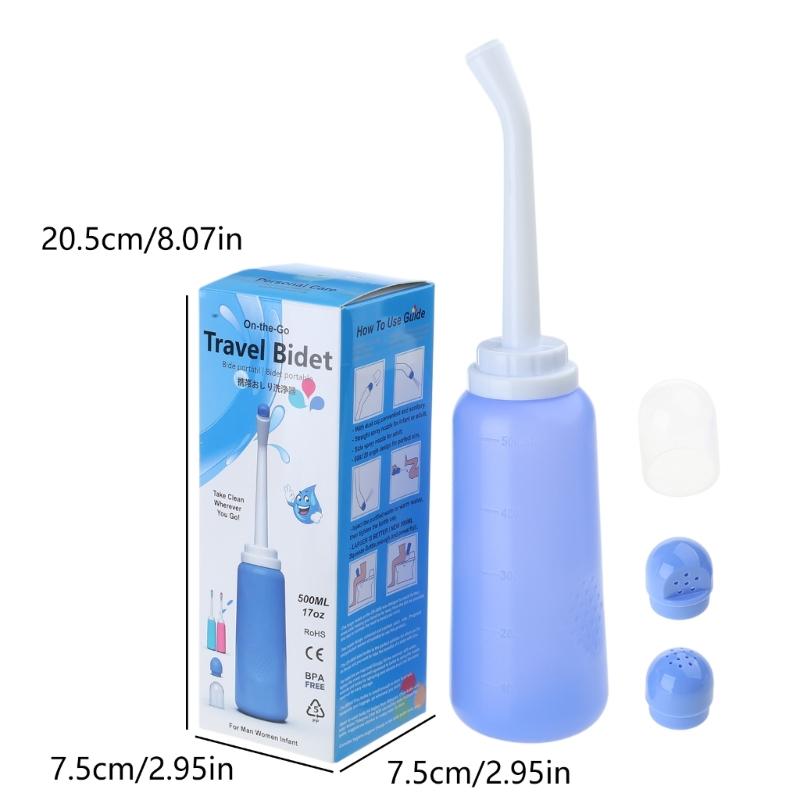 Portable Bidet Sprayer Cleaning Bidet Manual Press Cleaning Hygiene Wash Sprayer