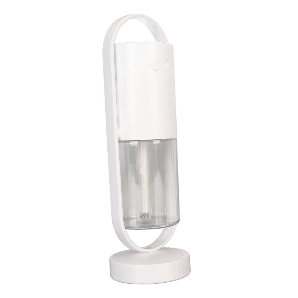 Humidifier Cold Fog RGB Fine Spray Ultra Quiet Portable Air Humidifier with LED Light for Baby Car Travel 200ml White